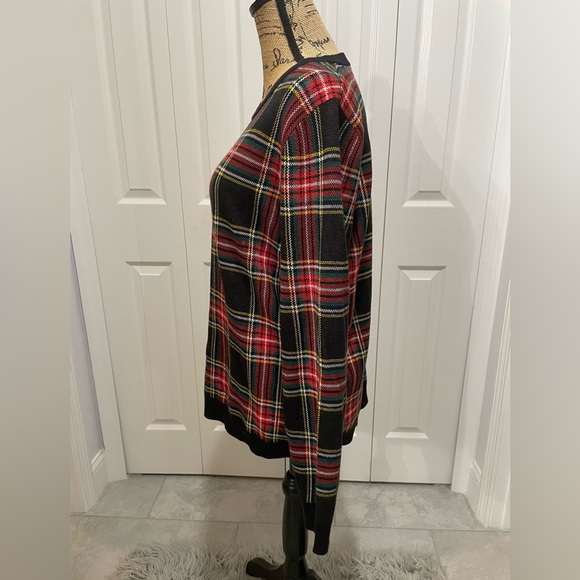 J. Crew Tartan Jacquard Pullover Sweater - Picture 9 of 16
